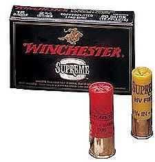12 Gauge 5 Rounds Ammunition Winchester 2 3/4" 12 Pellets Lead #00 Buck